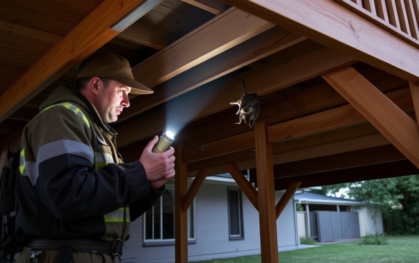 Under Deck Possum Removal in Donnybrook
